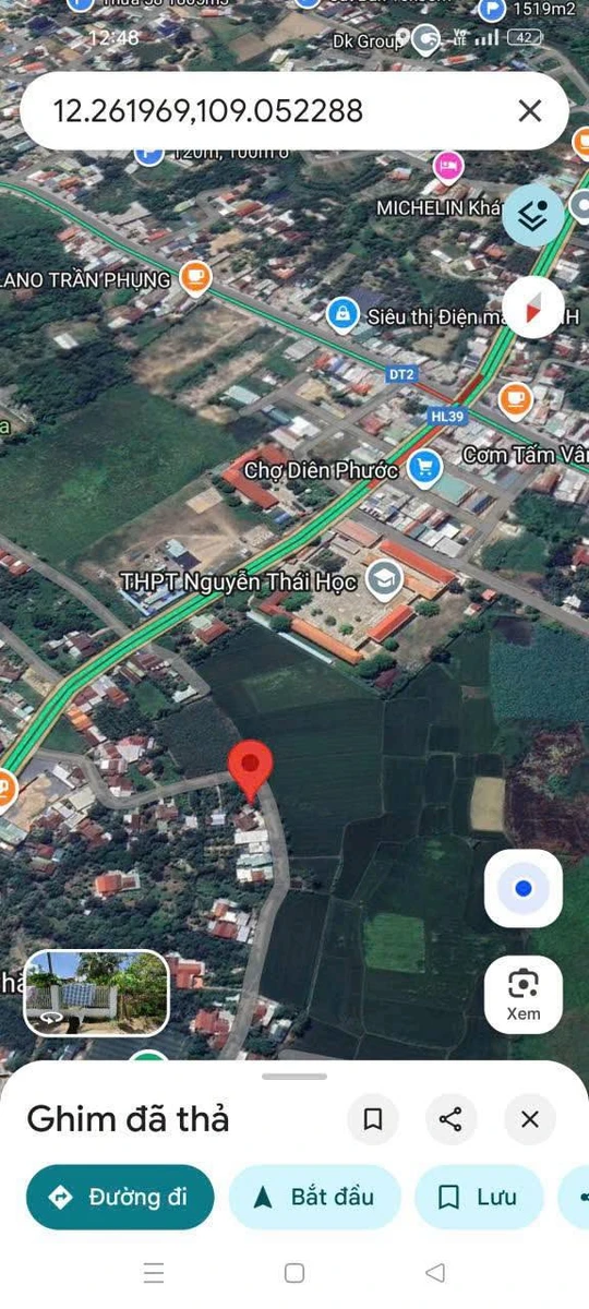 Bán lô góc đất 113m2 Phước Tuy 1 Diên Phước - Ảnh thu nhỏ 4