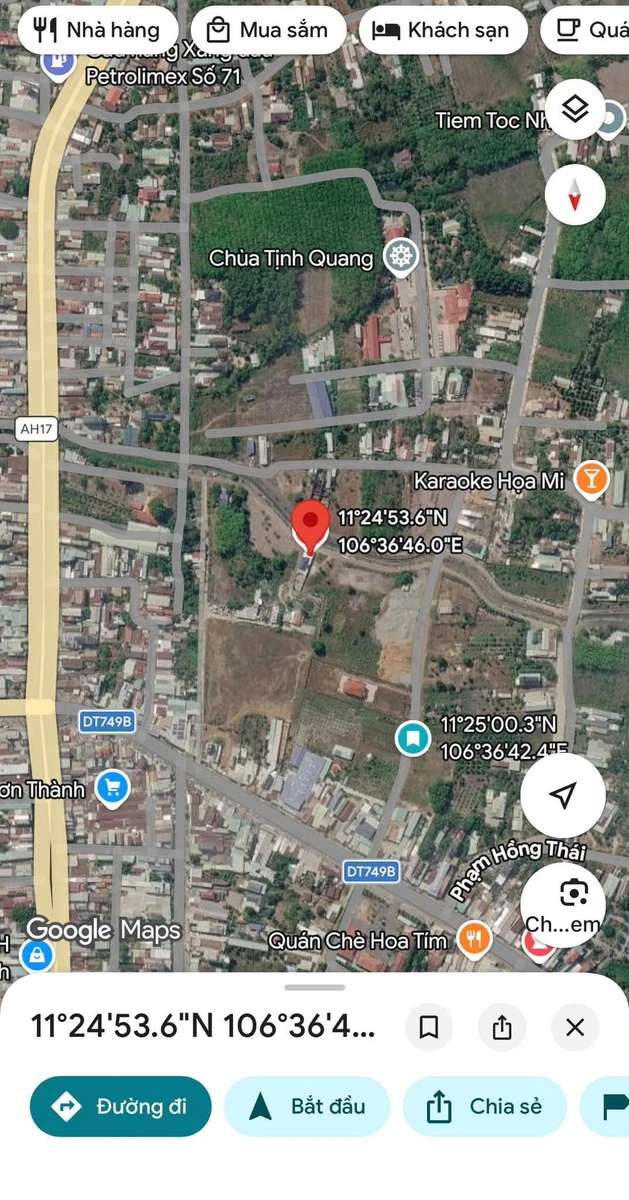 Bán đất Chơn Thành Bình Phước 264m² giá 1,7 tỷ - Ảnh thu nhỏ 2