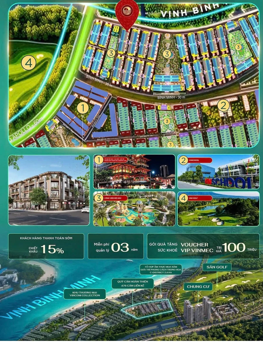 Bán liền kề 50m² khu Bình Minh Vin Hạ Long Xanh 4,7 tỷ - Ảnh thu nhỏ 3