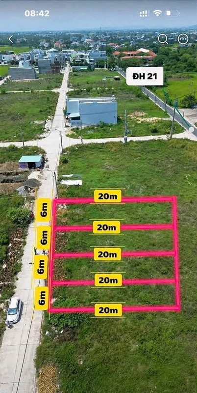 Bán lô đất sổ hồng full 79.9m² Nha Trang 986a