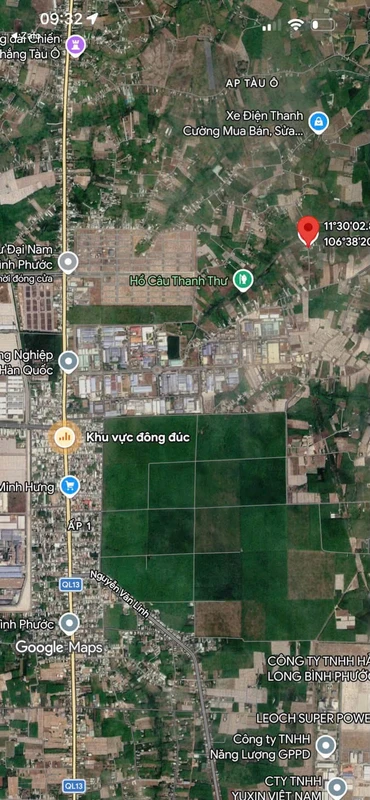 Bán lô góc đất 90m² Minh Hưng, gần KCN 430 triệu
