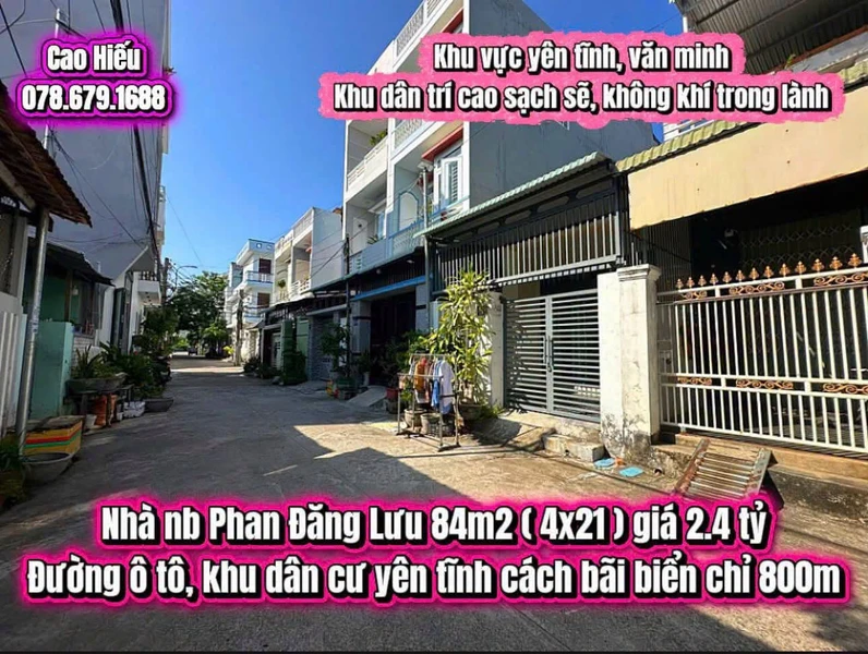Bán nhà riêng Phan Đăng Lưu 84m2 giá 2.4 tỷ Tuy Hòa