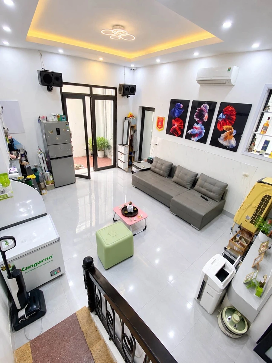 Bán nhà phố Minh Khai 50m² 4 tầng mặt tiền 4.6 gần Times City - Ảnh 1