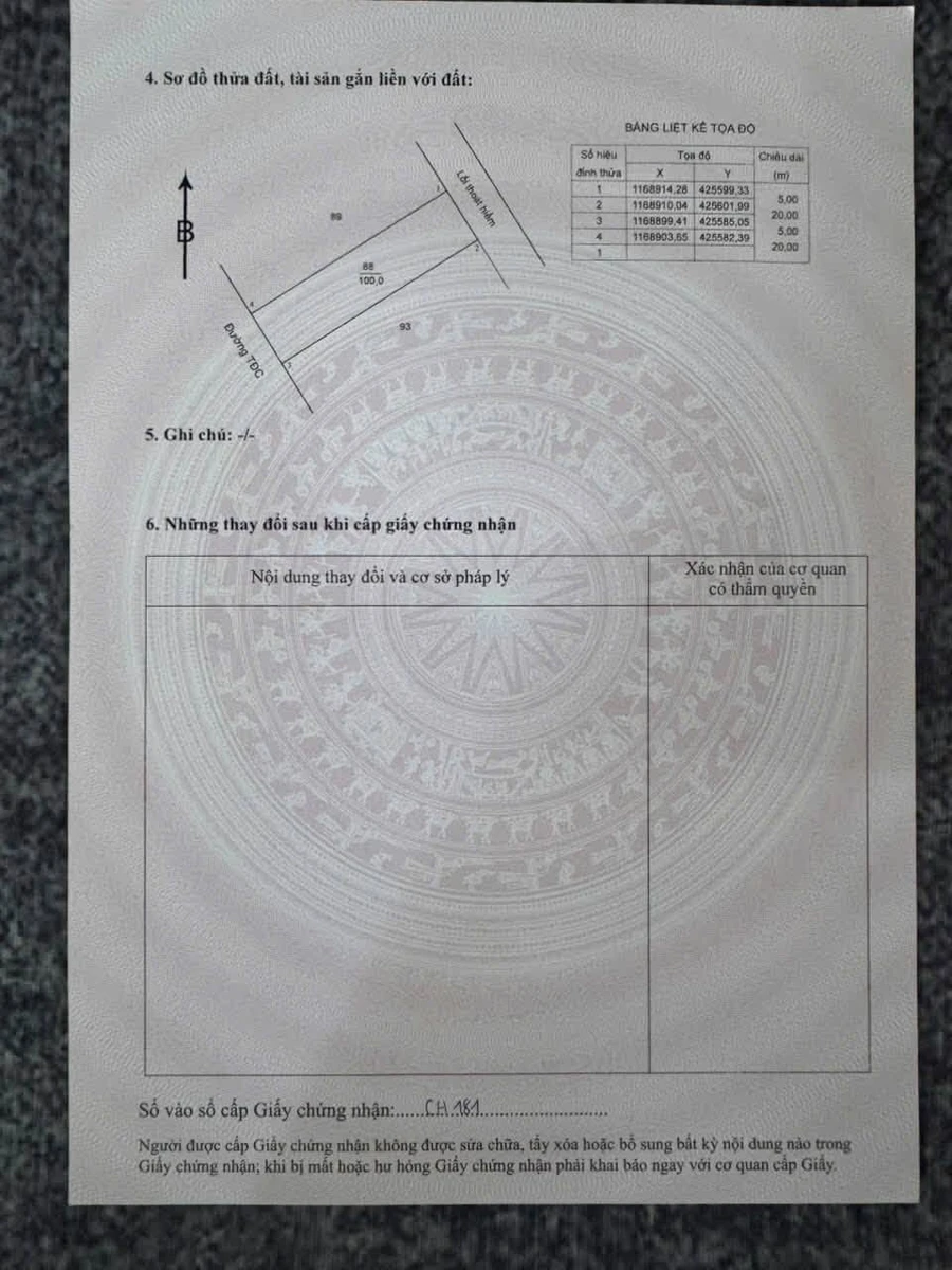 Bán đất tái định cư Tân Phước Phú Mỹ 100m² 1,55 tỷ - Ảnh thu nhỏ 4
