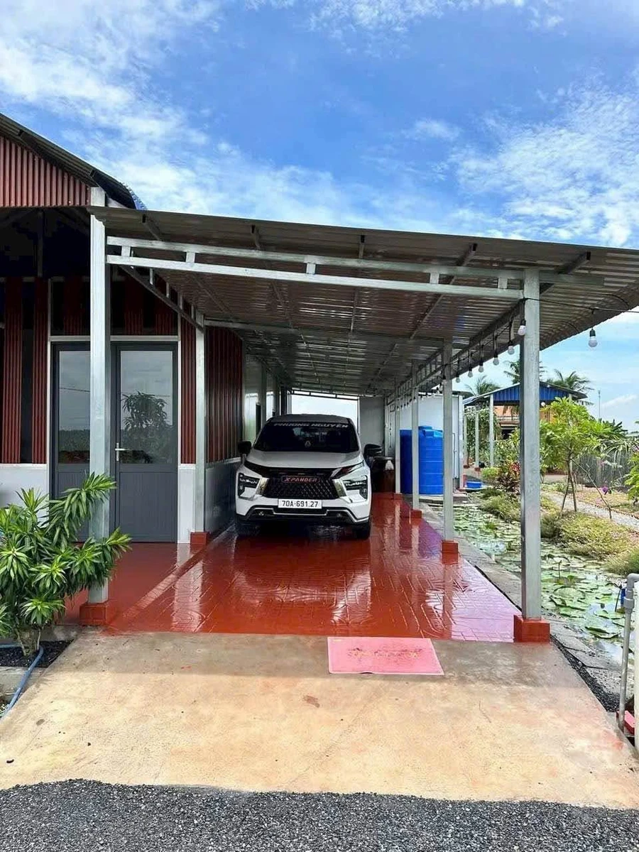 Bán nhà vườn 1000m2 Hoà Phú Châu Thành Long An giá 1 tỷ 350 - Ảnh 1