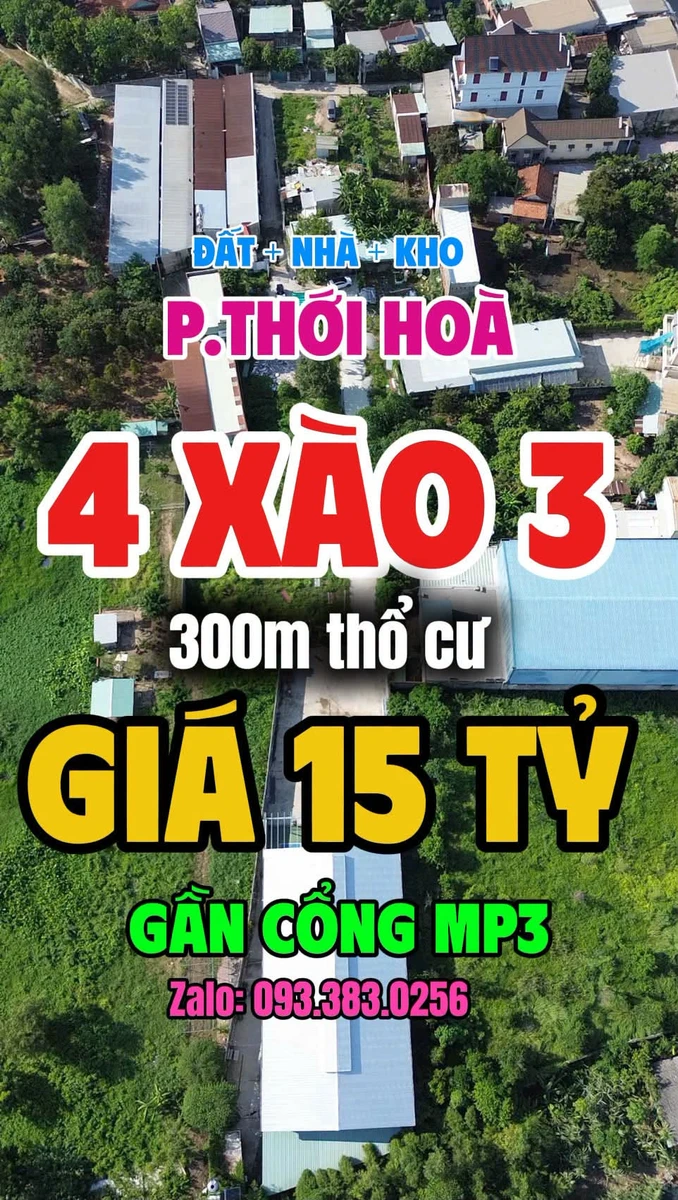 Bán đất 4.300m2 có 300m2 thổ cư sát cổng KCN Mỹ Phước 3, Bình Dương, giá 15 tỷ - Ảnh 1