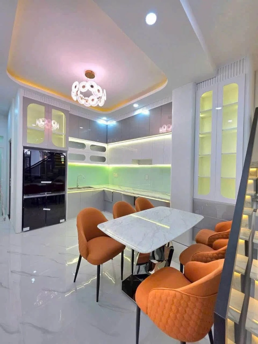 Bán nhà 4 tầng 76m² full nội thất Huỳnh Tấn Phát Nhà Bè - Ảnh thu nhỏ 4