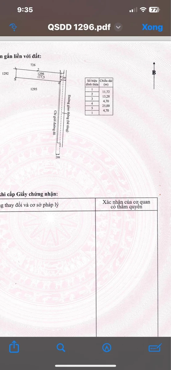 Bán lô đất thổ cư 117,5m² Long Khánh, Tây Ninh 1,2 tỷ - Ảnh thu nhỏ 2