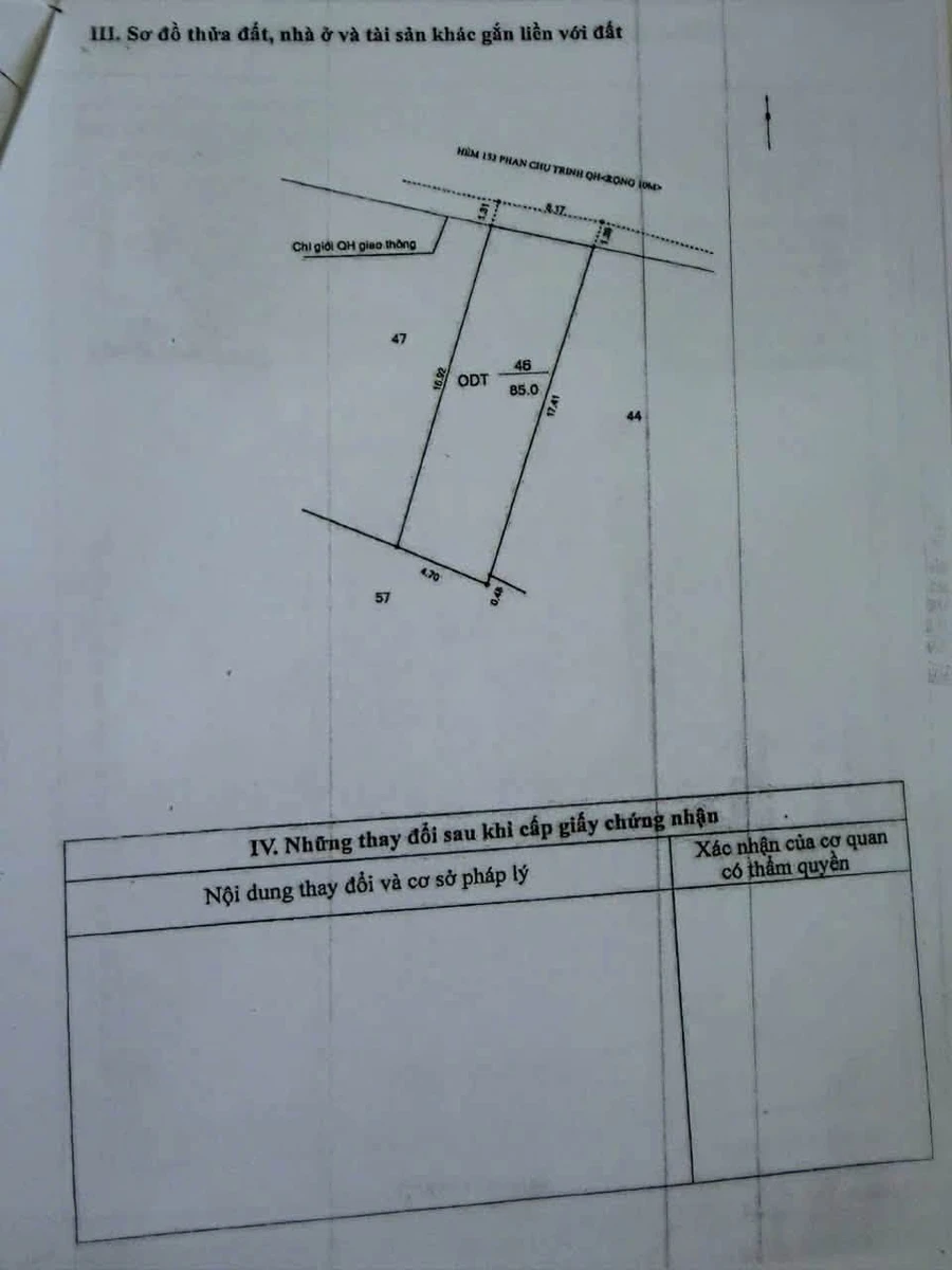 Bán đất hẻm 153 Phan Chu Trinh, Buôn Mê Thuột, 94 m² - Ảnh thu nhỏ 4