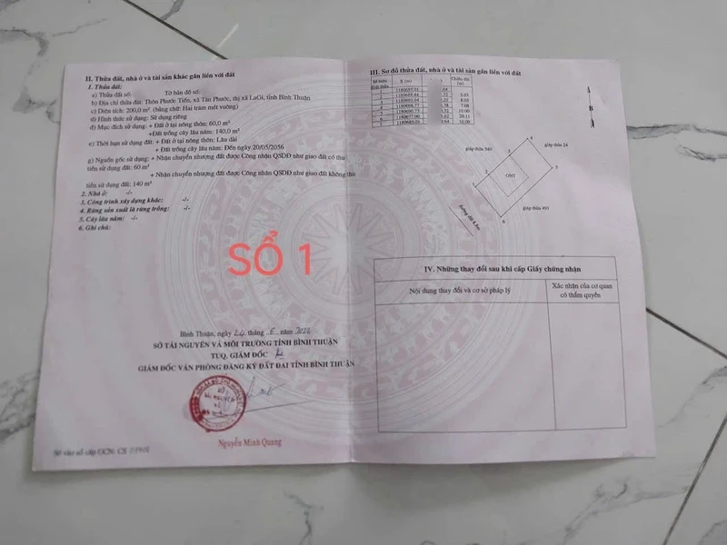 Bán 200m² đất thổ cư Lý Nam Đế Lagi Lâm Đồng
