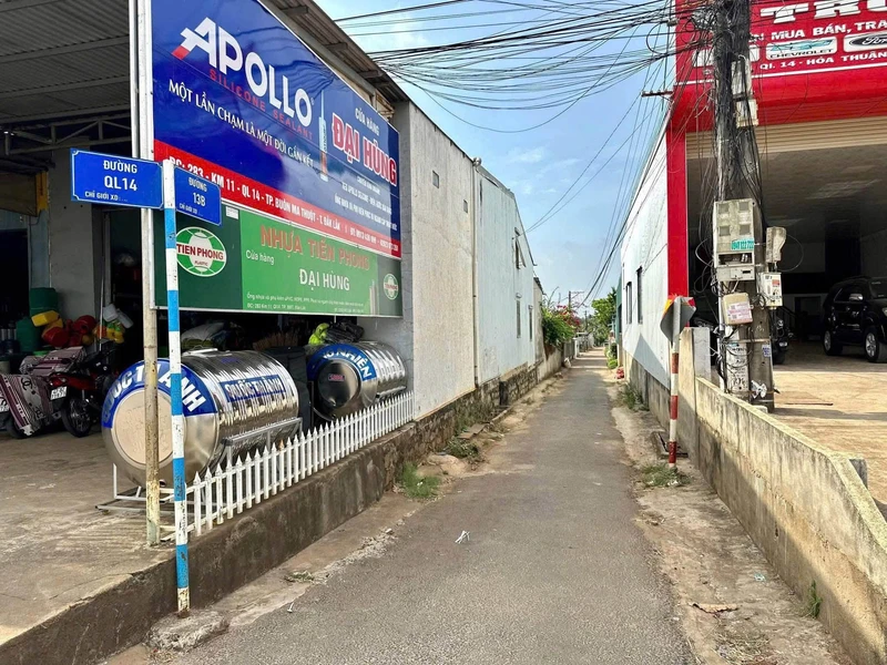 Bán lô đất góc 2 mặt tiền Đạt Lý Buôn Ma Thuột 184m² giá 2,2 tỷ