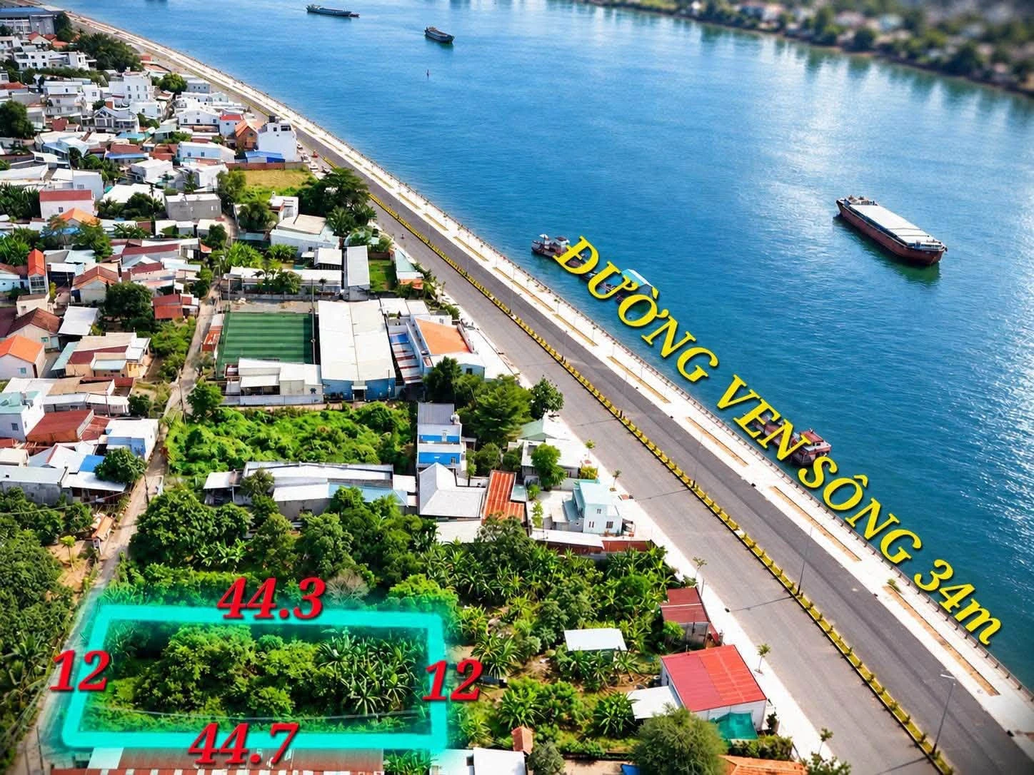 Bán đất 530m2 gần bờ kè Bửu Long, Thủ Đức 12 tỷ - Ảnh 1