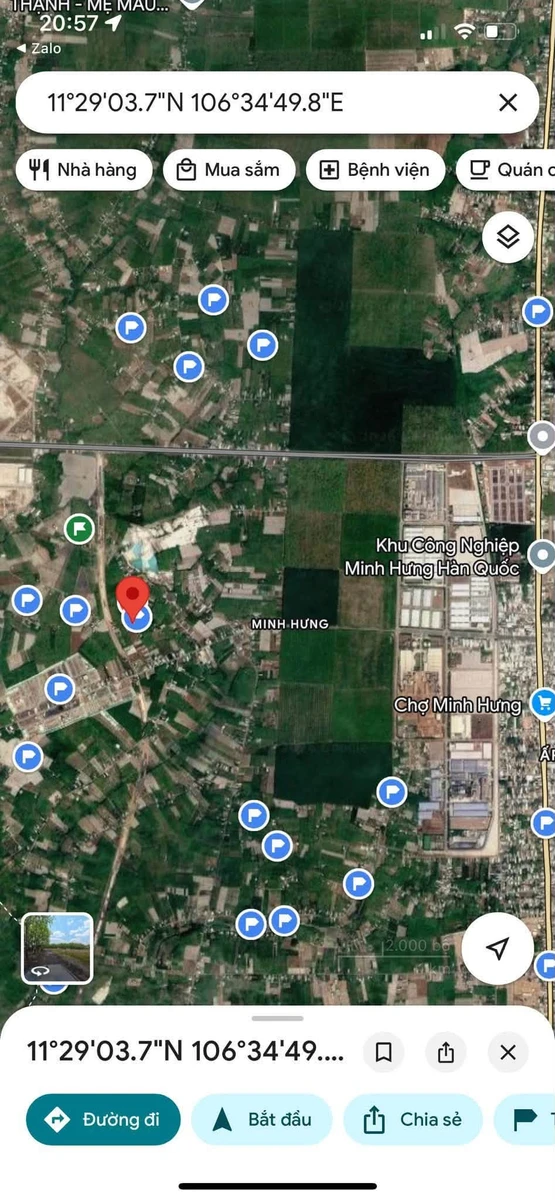 Bán đất Minh Hưng 200m2, giá 480 triệu - Ảnh thu nhỏ 3