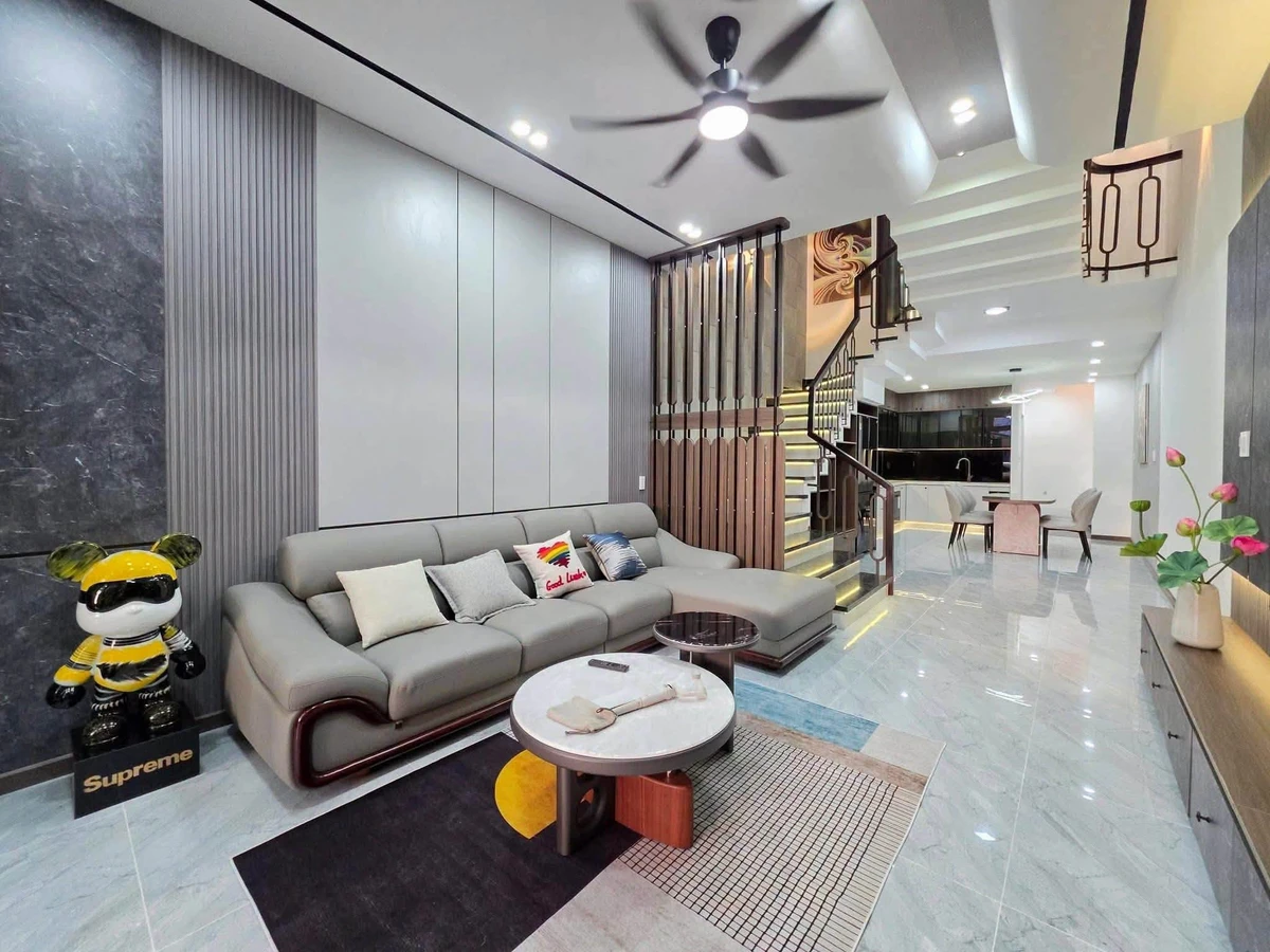 Bán nhà 3 tầng mặt tiền đường Tôn Đản, 83m2, 3PN 4WC, gần chợ Hòa An, Đà Nẵng - Ảnh thu nhỏ 5