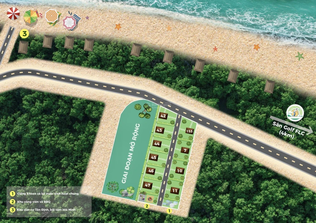 Cần bán 3000m2 đất RSX trồng cây ven biển, cách KDC Tân Định & bãi tắm Hải Ninh 1km. Giá: 500 triệu - Ảnh thu nhỏ 4