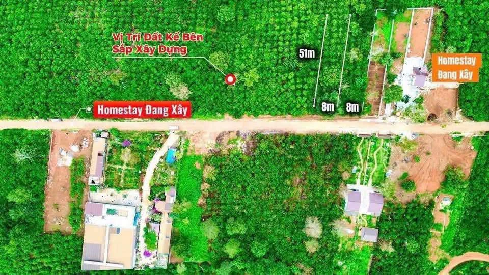 Bán đất Di Linh Lâm Đồng 408m2 giá 849 triệu - Ảnh thu nhỏ 3