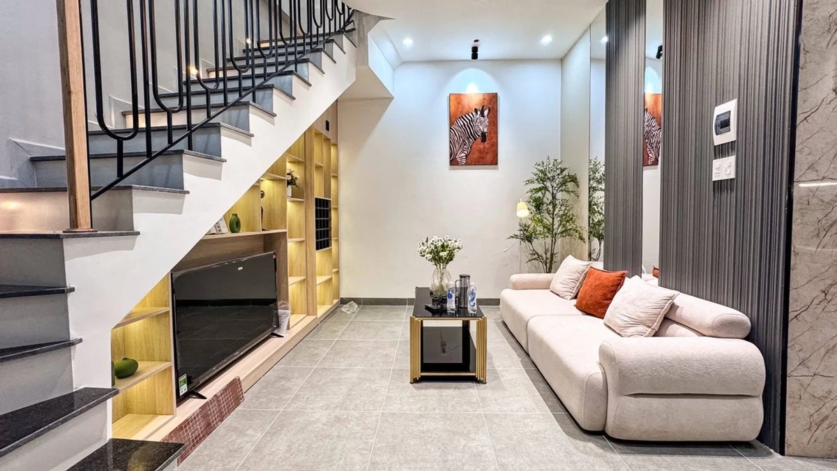 Bán nhà 2 tầng mới 53,2m² full nội thất, 3PN, kiệt Dũng Sỹ Thanh Khê, Đà Nẵng - Ảnh thu nhỏ 2