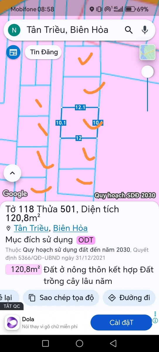 Bán 10 lô đất 100-120m² sau cây xăng Bình Hòa, 1,6-1,95 tỷ - Ảnh thu nhỏ 2