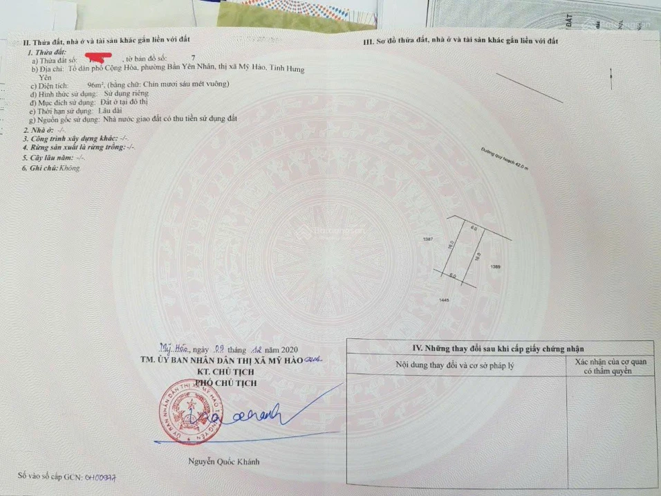 Đất mặt đường 42m trục chính Mỹ Hào, Hưng Yên - Ảnh 1