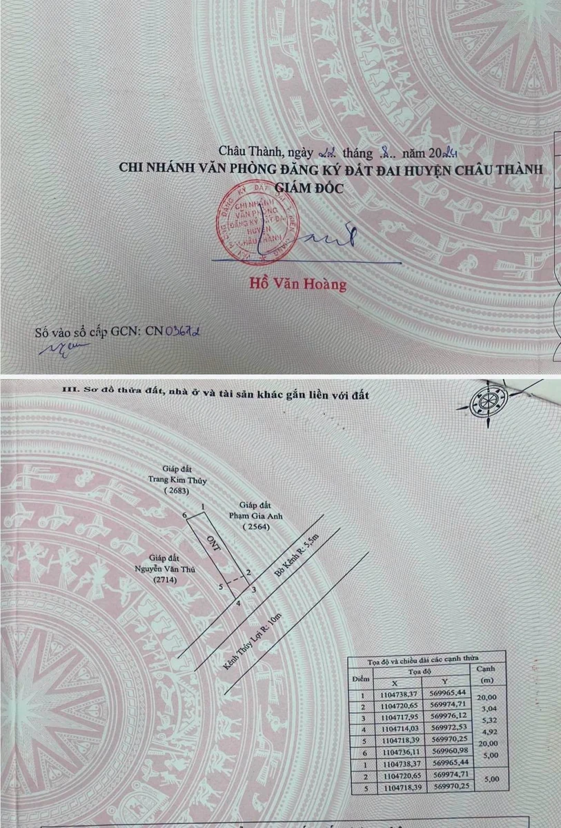 Bán 2 nền đất liền kề 249m2 đối diện KCN Thạnh Lộc Kiên Giang - Ảnh thu nhỏ 2
