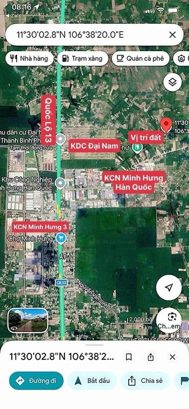 Bán đất 78,4m² gần KCN Minh Hưng Hàn Quốc, 299 triệu