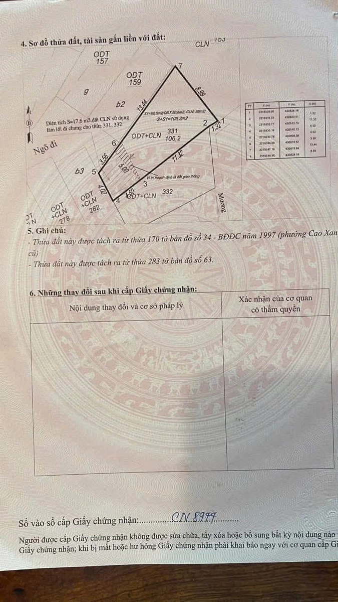 Bán đất ngõ 13 Cao Xanh 90m² giá 1 tỷ - Ảnh thu nhỏ 4