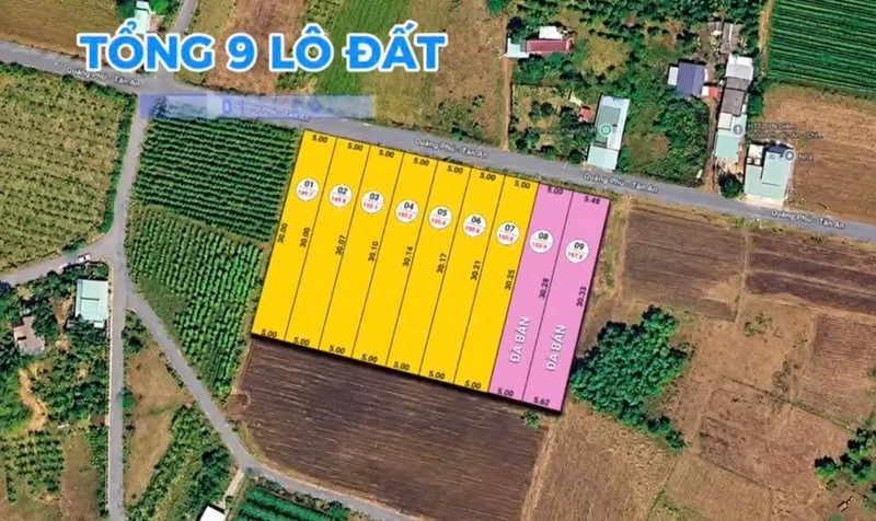 Bán đất nền 80m² tại Phước An, Châu Đức 550 triệu