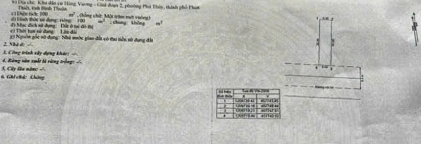 Bán đất mặt tiền Hoàng Bích Sơn 100m2 Phan Thiết - Ảnh thu nhỏ 2