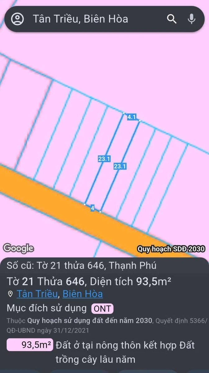 Bán nhà 3PN 92m2 hẻm Lò Thổi, Tân Triều, Đồng Nai, 1 tỷ 6 - Ảnh thu nhỏ 4