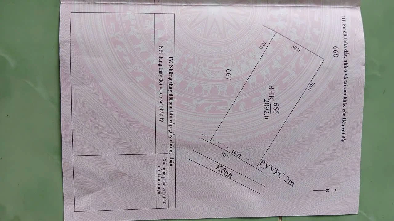 Bán 1050m² đất mặt tiền kênh Hưng Thuận Trảng Bàng Tây Ninh - Ảnh 1