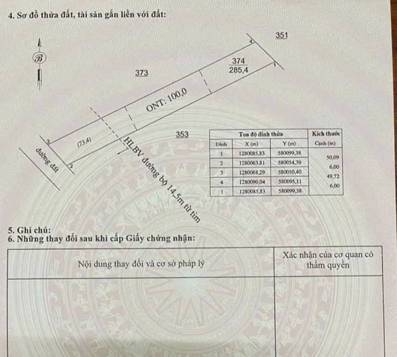 Bán đất Đồng Phú Đồng Nai 290 triệu - Ảnh 1