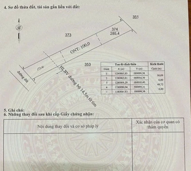 Bán đất Đồng Phú Đồng Nai 290 triệu