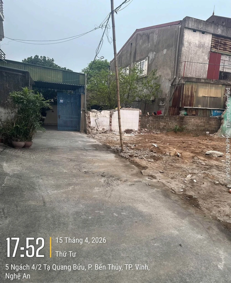 Bán đất lối 2 Nguyễn Thị Thanh, Trường Vinh, 58,7m² - 2,1 tỷ - Ảnh 1