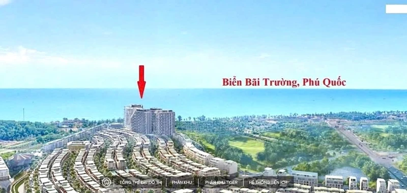 Bán căn hộ 2PN Bãi Trường Phú Quốc 54m² 2,7 tỷ