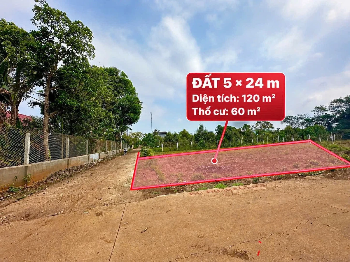 Bán đất Ea Nao A 120m² có 60m² thổ cư 1,79 tỷ - Ảnh 1
