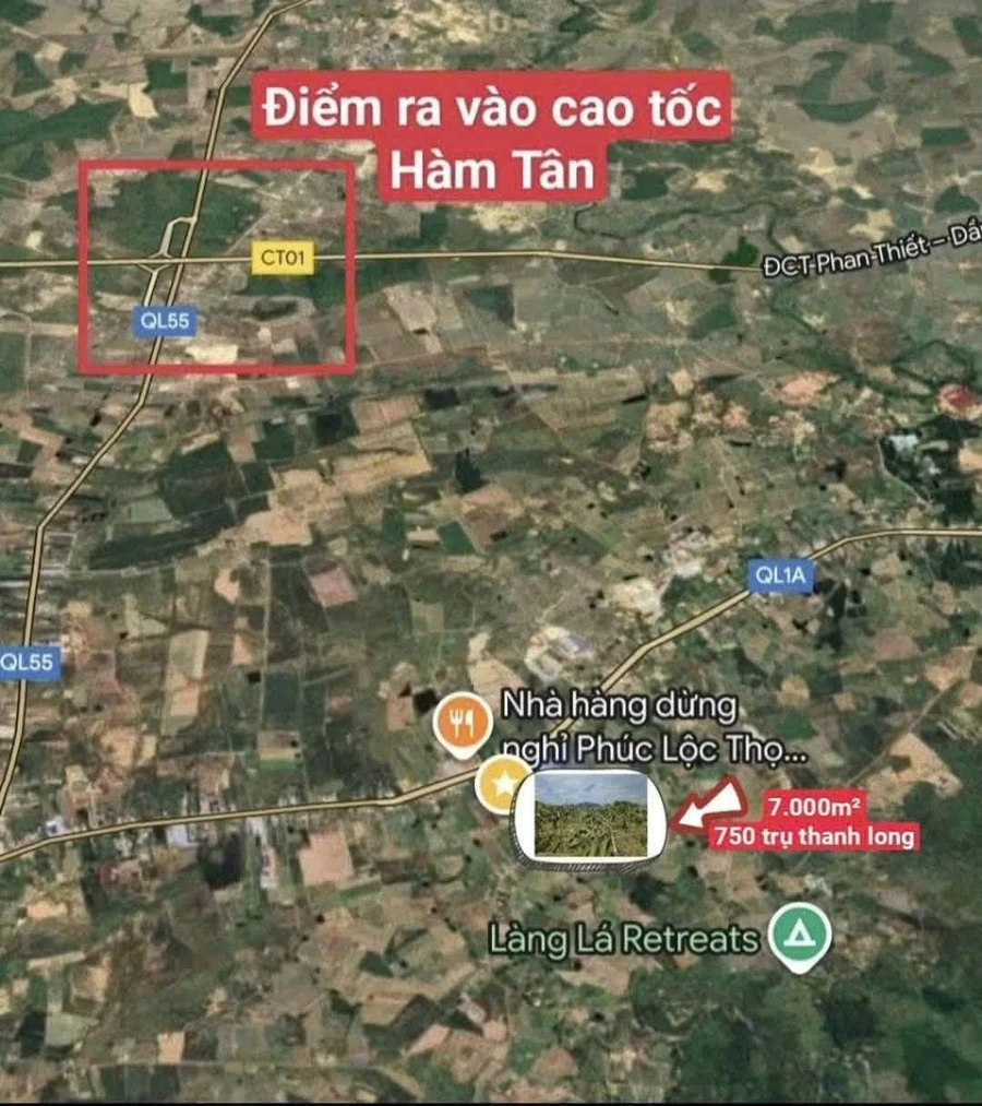 Bán đất Sông Phan Bình Thuận 7000m² sổ hồng - Ảnh thu nhỏ 5