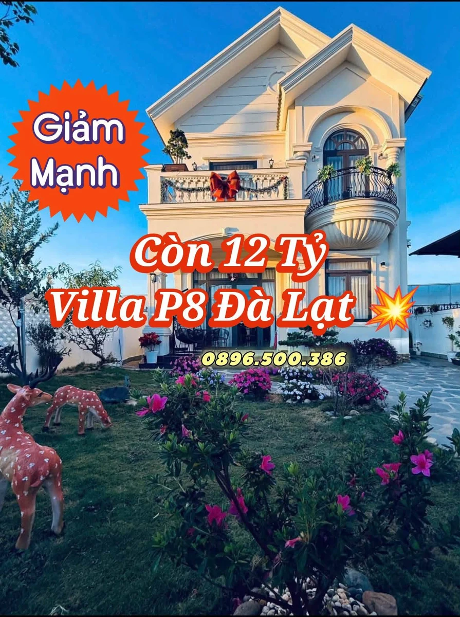 Bán villa sân vườn 201m² 4PN Đà Lạt Phường 8 - Ảnh 1