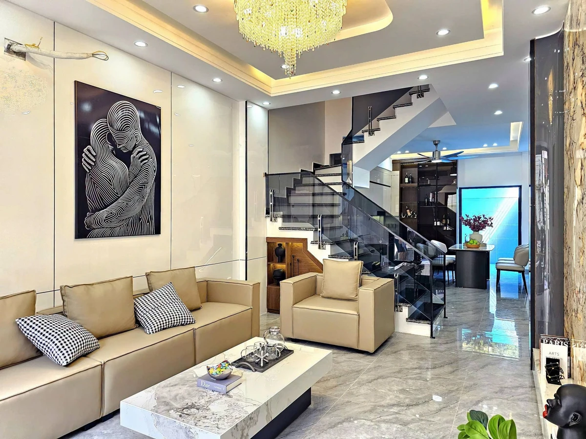 Bán nhà 4 tầng 70m² 4PN Chợ Hàng Quận 12 - Ảnh thu nhỏ 3