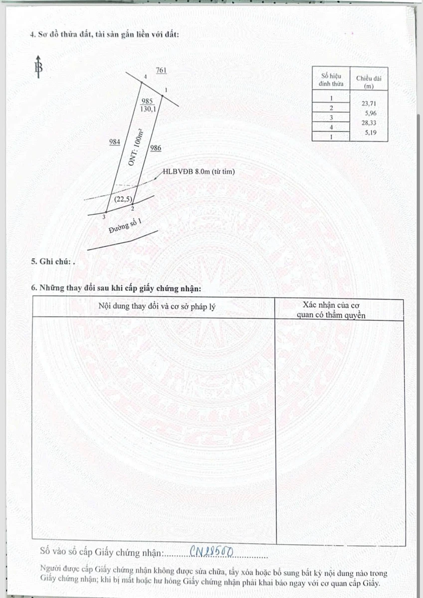 Bán đất 130m2 mặt tiền đường nhựa gần KCN Becamex 690 triệu - Ảnh thu nhỏ 2