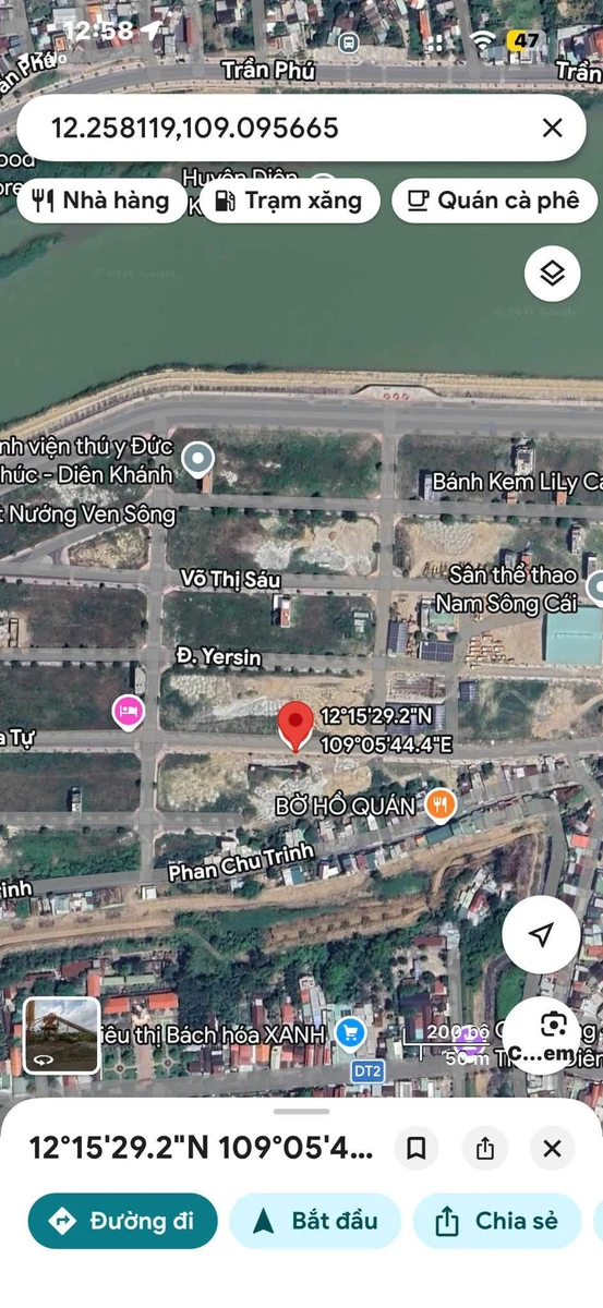 Bán đất 138,8 m² Khu Đô Thị Nam Sông Cái, Diên Khánh, Khánh Hòa - Ảnh thu nhỏ 3