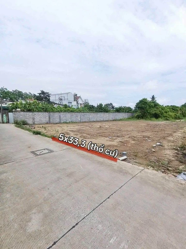Bán nền đất thổ cư 165m² Tân An, An Giang, giá 1,85 tỷ
