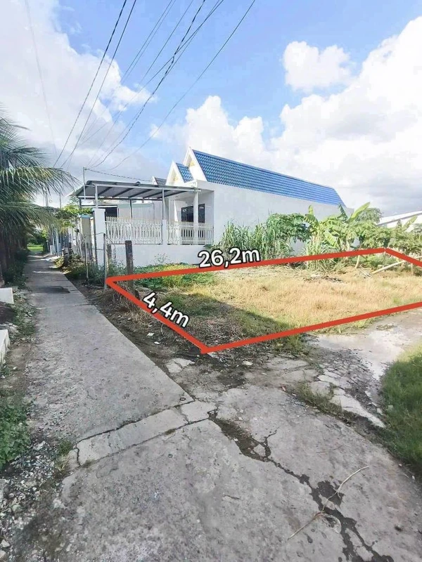 Bán đất thổ cư 4,4x26,2m hẻm 833 Nhơn Thạnh Trung, Phường Tân An, Tây Ninh giá 750 triệu