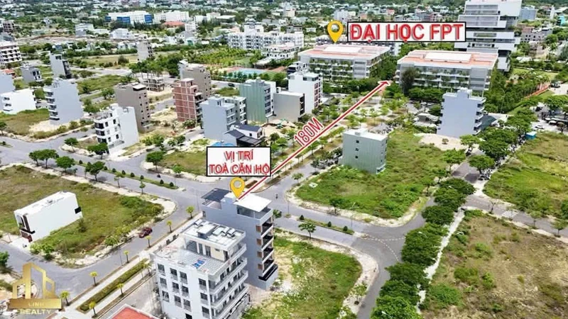 Bán nhà phố gần biển Hòa Khánh Đà Nẵng 215m² 3PN datngang6m