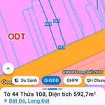 Bán đất mặt tiền QL55 Đất Đỏ 593m² giá 4,8 tỷ - Ảnh thu nhỏ 1