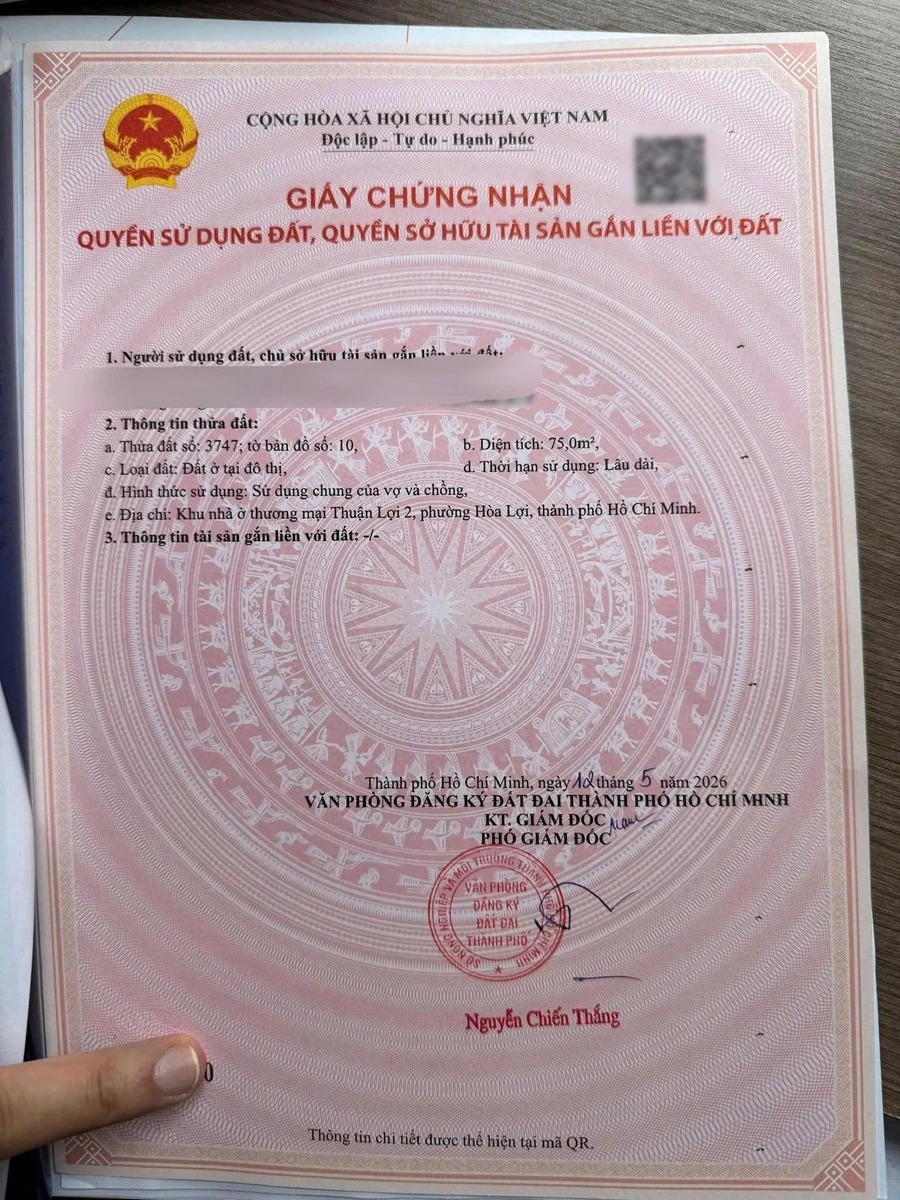 Bán lô đất 75m² full thổ cư Hoà Lợi Bình Dương 1.3 tỷ - Ảnh thu nhỏ 3