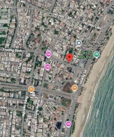 Bán đất kiệt 72m² đường Trương Định, Đà Nẵng - Ảnh 1