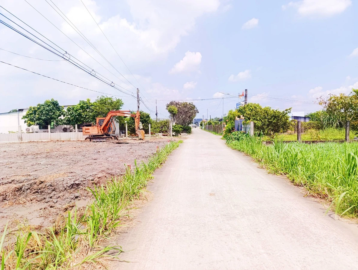 Bán đất thổ cư 160m2 đường Nguyễn Văn Thọ, Tân Trụ, Long An giá 590 triệu - Ảnh 1