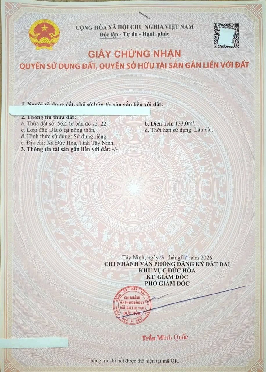 Bán nhà + phòng trọ 260m² đường Ba Ngừa, Đức Hòa, Bình Dương - Ảnh thu nhỏ 5