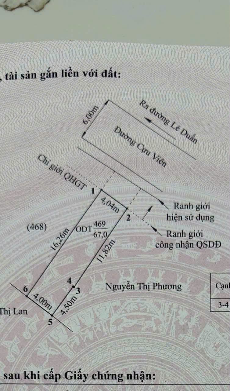 Bán đất mặt tiền Cựu Viên 67m2, 2.3 tỷ - Ảnh thu nhỏ 2