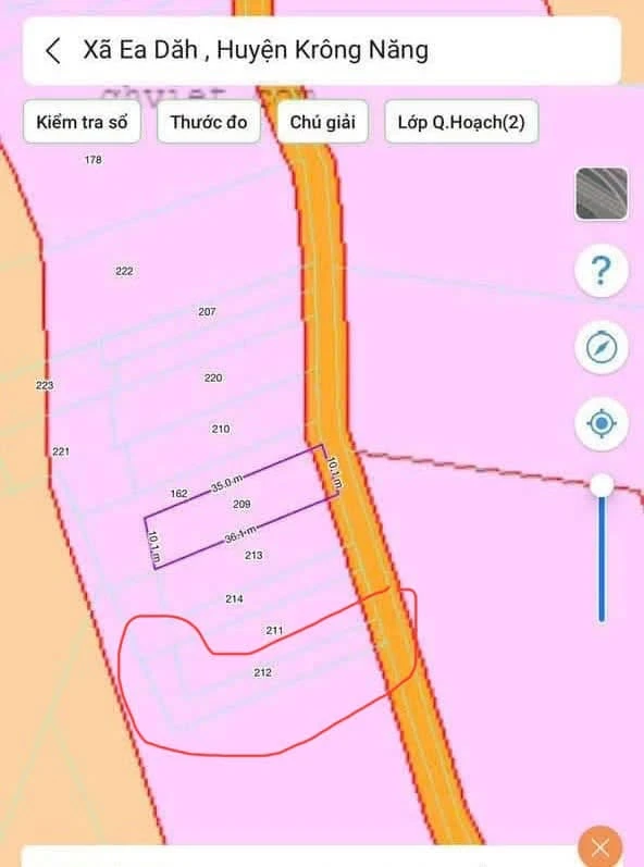 Bán đất nền 283m² mặt tiền Đường Nhựa, Ea Đắh, Đắk Lắk - Ảnh thu nhỏ 3